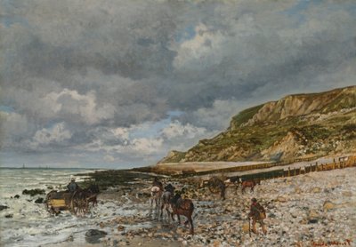 Horses at the Pointe de la Hève by Claude Monet